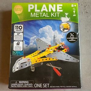 NIB Science Squad Plane Metal Kit - STEM